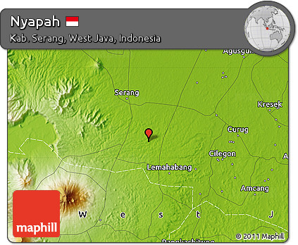 Physical Map of Nyapah