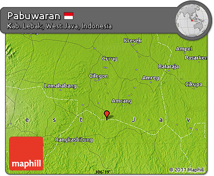 Physical Map of Pabuwaran