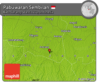 Physical Map of Pabuwaran Sembilan