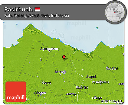Physical Map of Pasirbuah