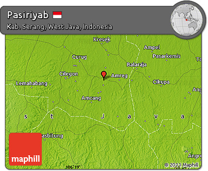 Physical Map of Pasiriyab