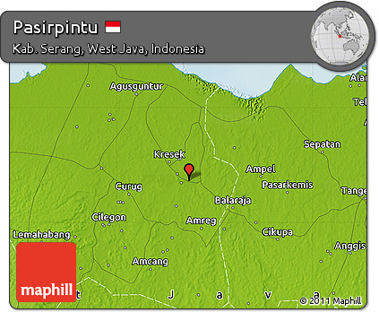 Physical Map of Pasirpintu