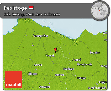 Physical Map of Pasirtoge