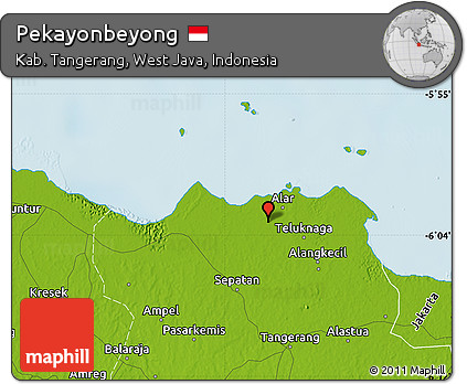 Physical Map of Pekayonbeyong