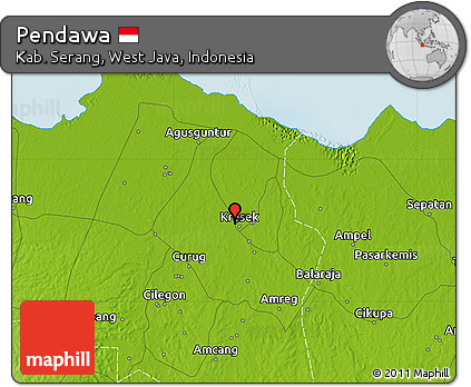 Physical Map of Pendawa