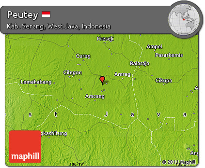 Physical Map of Peutey