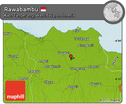 Physical Map of Rawabambu