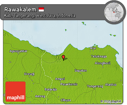 Physical Map of Rawakalem