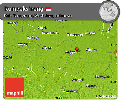 Physical Map of Rumpaksinang