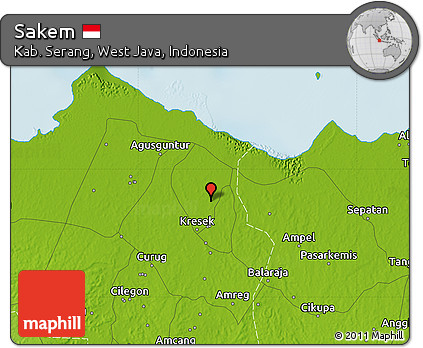 Physical Map of Sakem