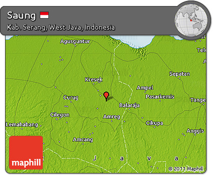 Physical Map of Saung