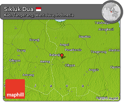 Physical Map of Sikluk Dua