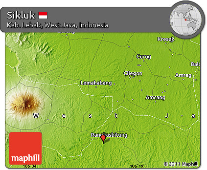 Physical Map of Sikluk