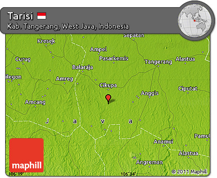 Physical Map of Tarisi