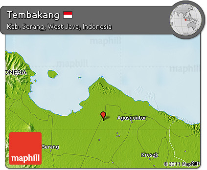 Physical Map of Tembakang