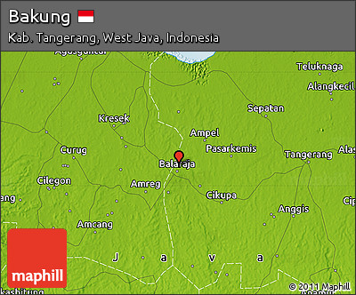 Physical Map of Bakung