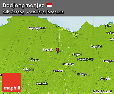 Physical Map of Bodjongmonjet