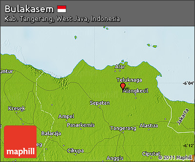 Physical Map of Bulakasem