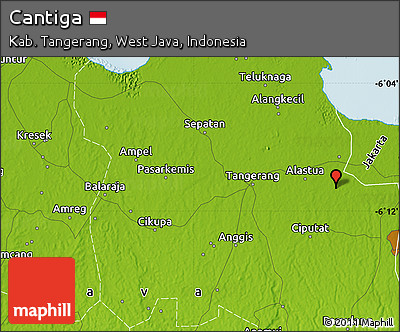 Physical Map of Cantiga