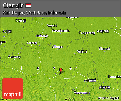 Physical Map of Ciangir