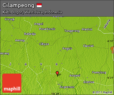 Physical Map of Cilampeong