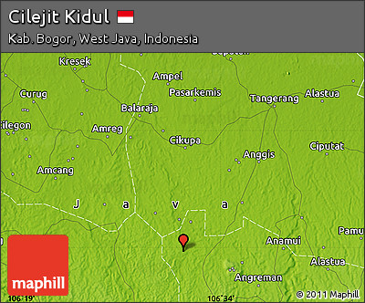Physical Map of Cilejit Kidul