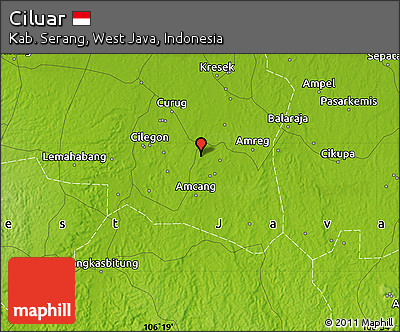 Physical Map of Ciluar