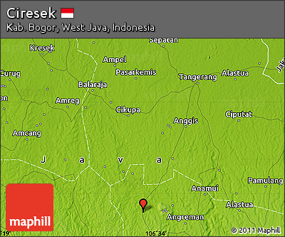 Physical Map of Ciresek