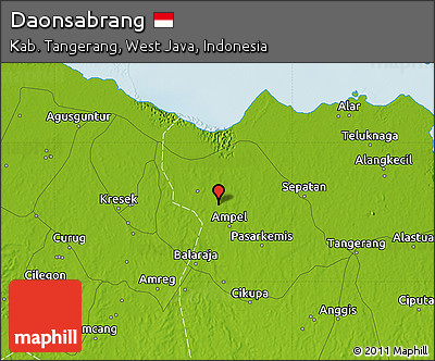Physical Map of Daonsabrang