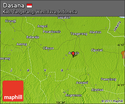 Physical Map of Dasana
