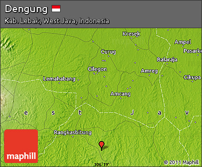 Physical Map of Dengung