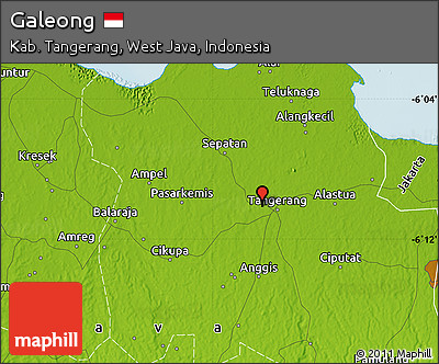Physical Map of Galeong