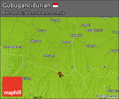 Physical Map of Gubugancidurian