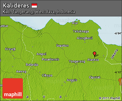 Physical Map of Kalideres