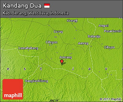 Physical Map of Kandang Dua