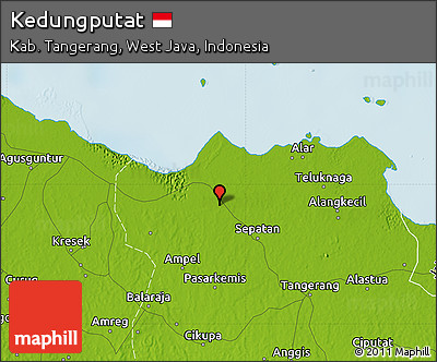 Physical Map of Kedungputat