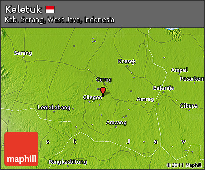 Physical Map of Keletuk