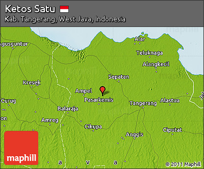 Physical Map of Ketos Satu