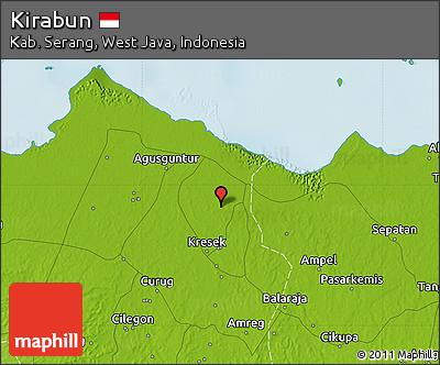 Physical Map of Kirabun