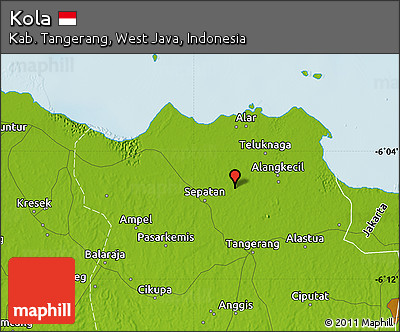 Physical Map of Kola