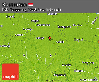 Physical Map of Kontrakan