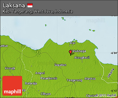 Physical Map of Laksana
