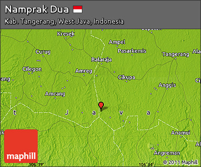 Physical Map of Namprak Dua