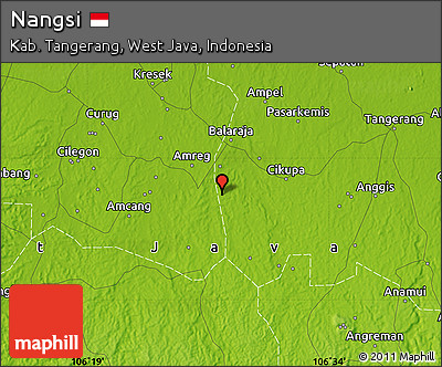 Physical Map of Nangsi