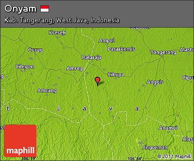 Physical Map of Onyam