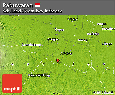 Physical Map of Pabuwaran