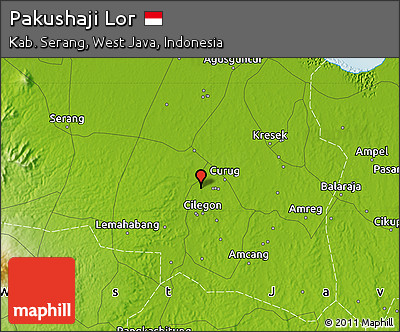 Physical Map of Pakushaji Lor