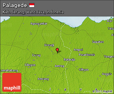 Physical Map of Palagede