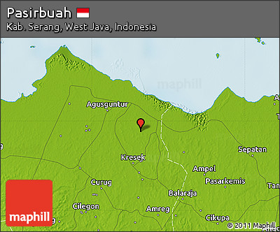 Physical Map of Pasirbuah