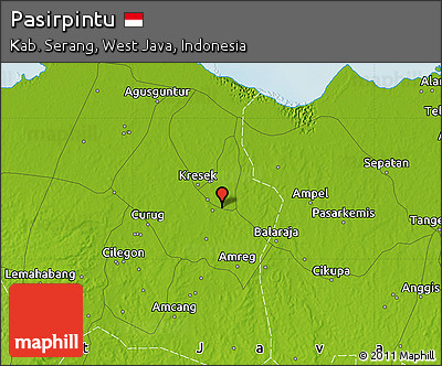 Physical Map of Pasirpintu